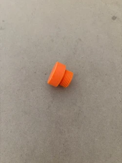 Male Din Dust Cap "ORANGE"