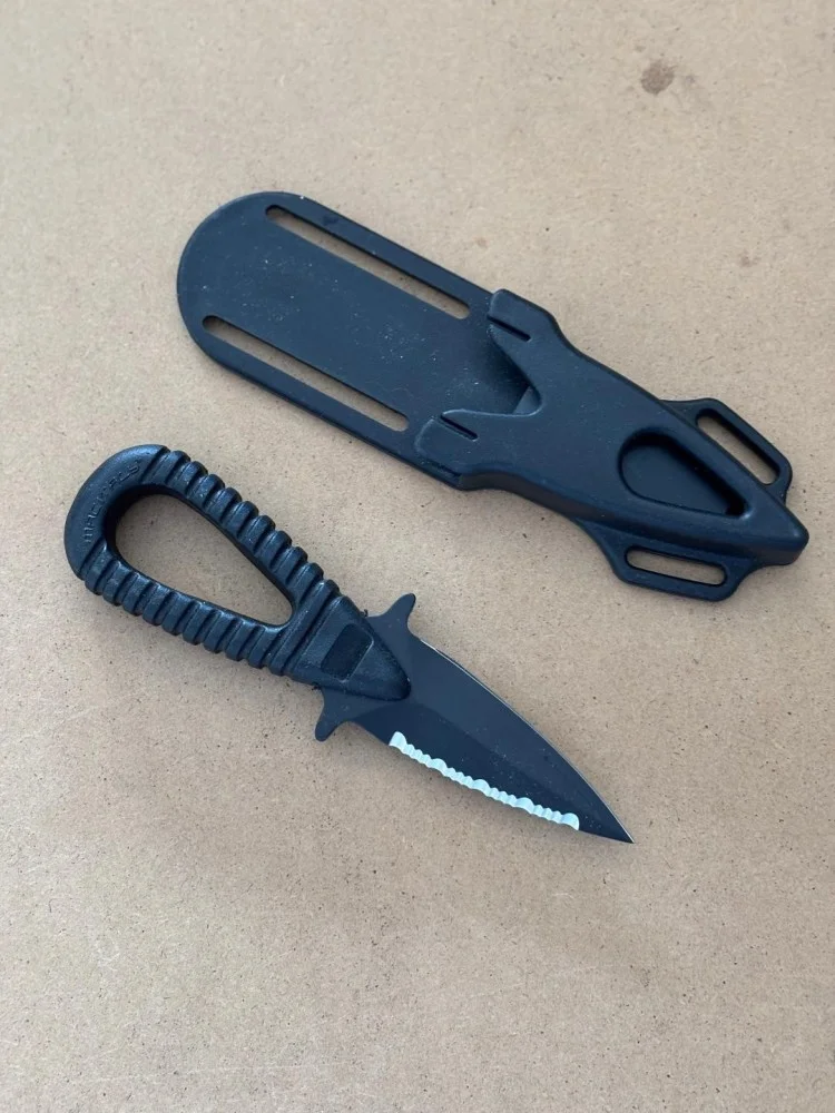 MicrosubRace2PointedTipwHardPlasticSheathBlackHandleBlackBlack1ONLY