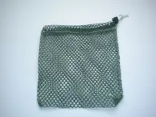 Mini Drawstring Mesh Bag "Green" - Product Image