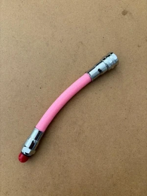 NEW! 6 Inch Double Braided Low Pressure Hose "PINK"