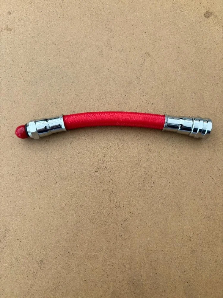 NEW6InchDoubleBraidedLowPressureHoseRED