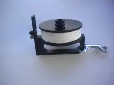 Piranha Sidewinder Reel 200ft  "White Line" - Product Image