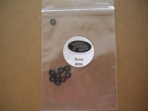 #006 Buna 10 Pack O-Rings "Common Regulator Balance Chamber; Power Inflator Stems: CO? Detonators; SAS Gland Seal - Product Image