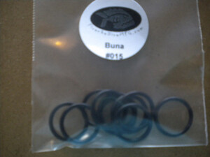 #015 Buna 10 Pack O-Rings "1st Stage Inlet Fittings; HP Seal Retainer; J-Value Module" - Product Image
