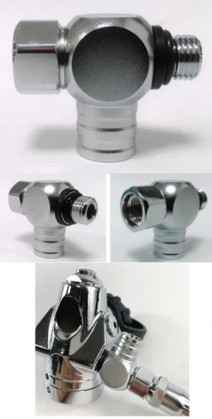New! 1 3/8-24 Male to 2 3/8-24 Female Port Low Pressure Adapter  - Product Image