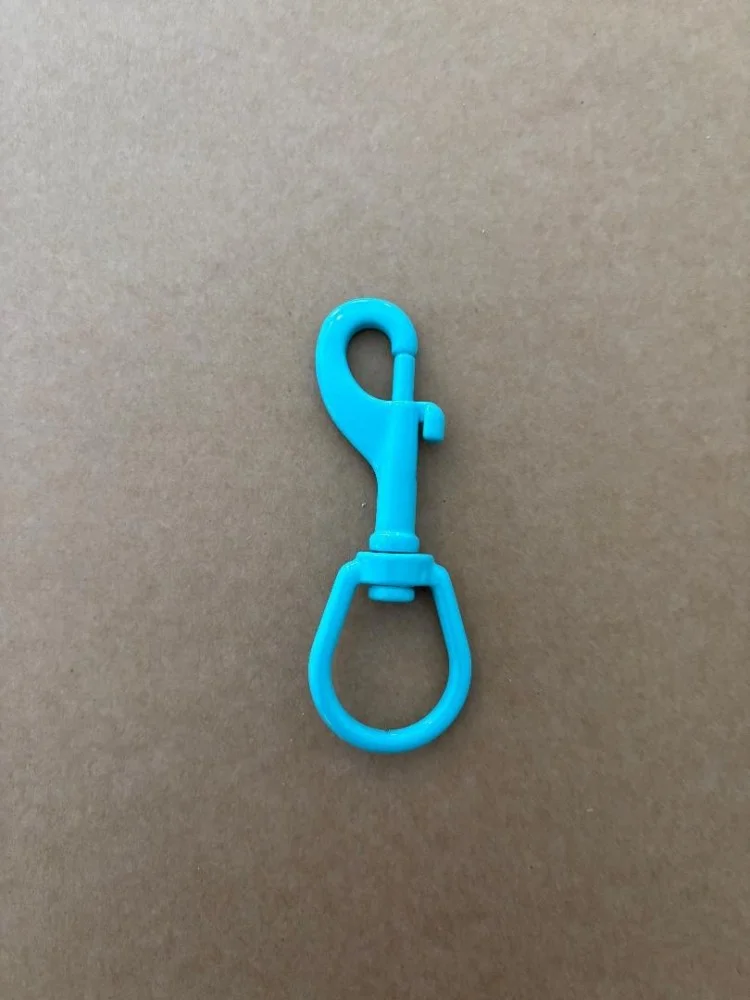 New1Inch100mmPowderCoatedStainlessSwivelBoltSnapBlueBody