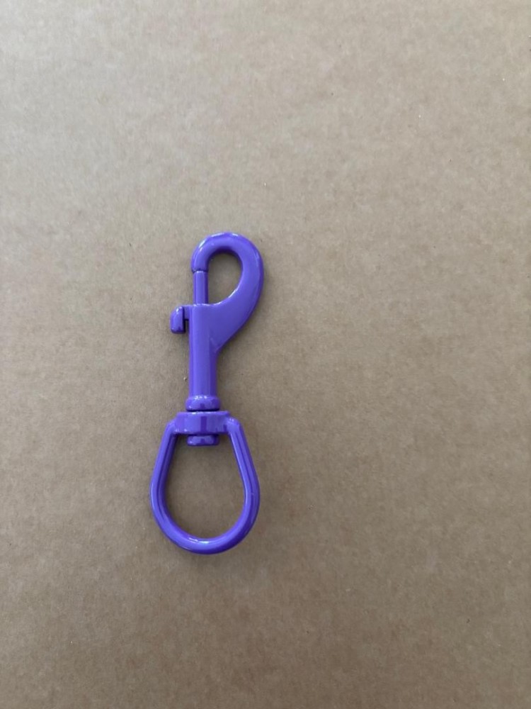 New1Inch100mmPowderCoatedStainlessSwivelBoltSnapPURPLEBody