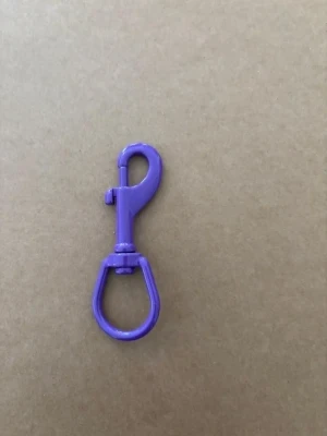 New! 1" Inch / 100mm Powder Coated Stainless Swivel Bolt Snap "PURPLE Body!" - Product Image