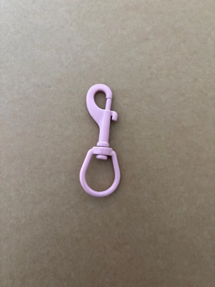 New1Inch100mmPowderCoatedStainlessSwivelBoltSnapPinkBody