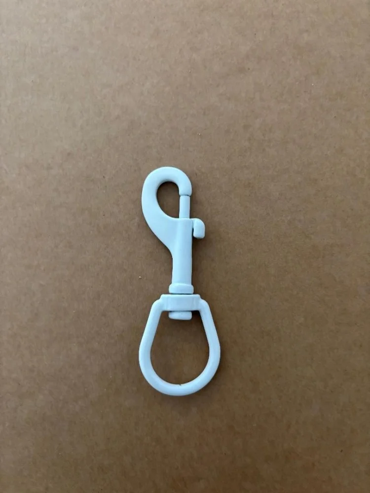 New1Inch100mmPowderCoatedStainlessSwivelBoltSnapWhiteBody