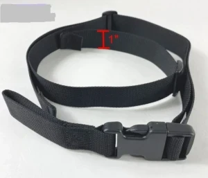 New! 1 Inch Adjustable Crotch Strap w/ quick release buckle - Product Image