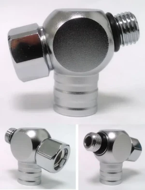 New! 1 to 2 Port Swivel Adapter for Low Pressure Applications - Product Image