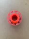 100FT Polycarbonate Engineered Finger Spool "Transparent Pink Body - Orange Line" 