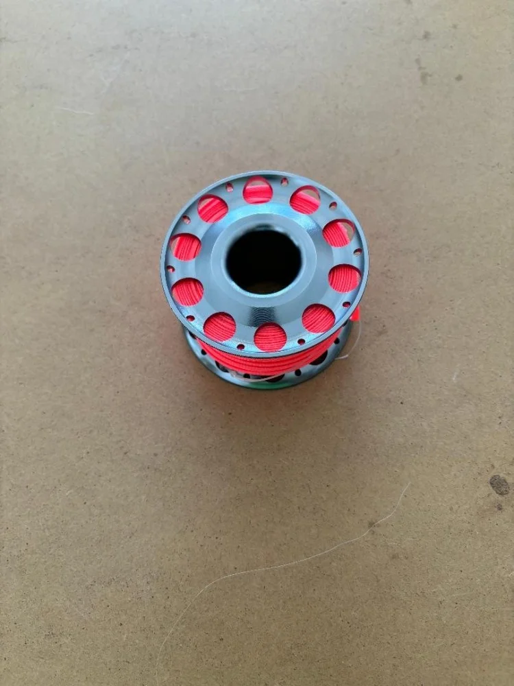 New100ftAnodizedGREYAluminumBodyWFLATHighVizORANGELINEGenII