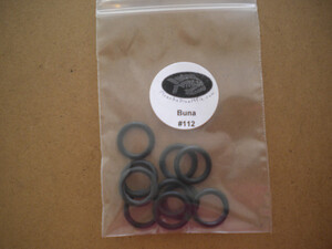 #112 Buna 10 Pack O-Rings "Din Regulator, Basal DIN Seal, Steel Tank Valve" - Product Image