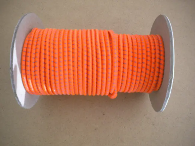 18BungeeShockCordNeonORANGEBLUETracer50ftMiniSpoolsCommercialGrade