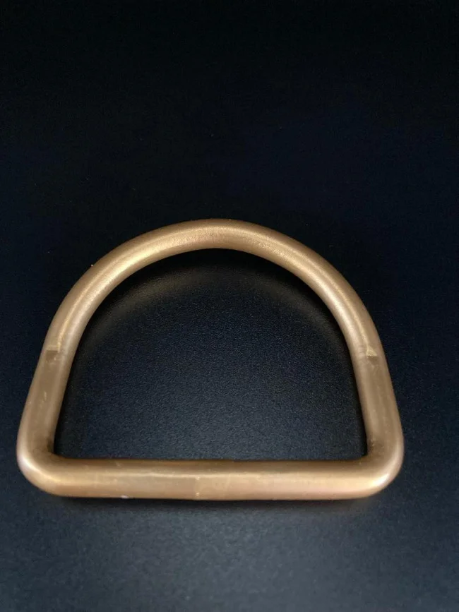2AluminumD-RingBentGOLDFinish