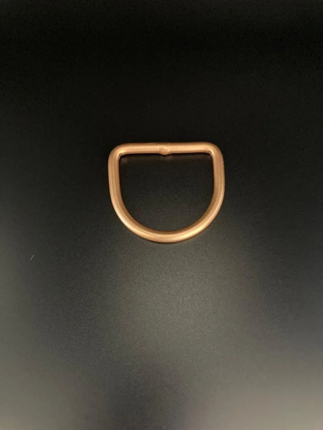 2AluminumD-RingStraightGOLDFinish