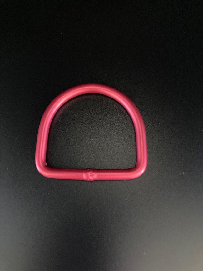 2AluminumD-RingStraightREDFinish