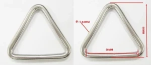 New! 2" Inch Stainless Steel Triangle / 304SS