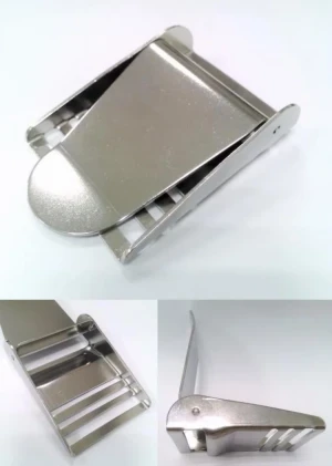 New! 2" Inch Straight 4 Slot Buckle - Product Image