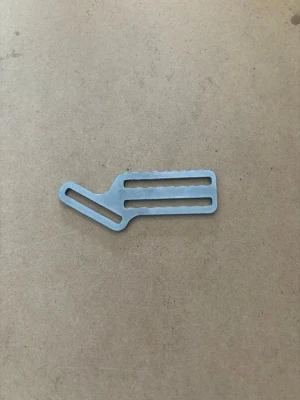 New! 2" inch Slotted w/ 1 1/2" Angle T Slider No/ Teeth "Flat Style"  - Product Image