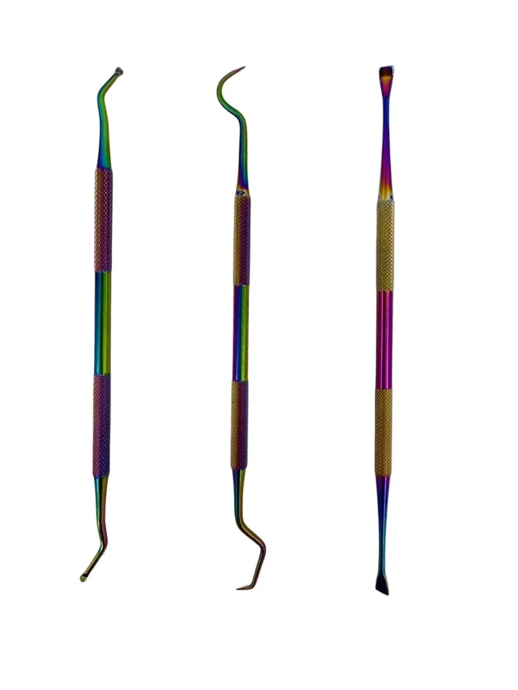 NewwIntroPricing3PieceStainlessSteelPickSetinasemi-clearclamshellbox