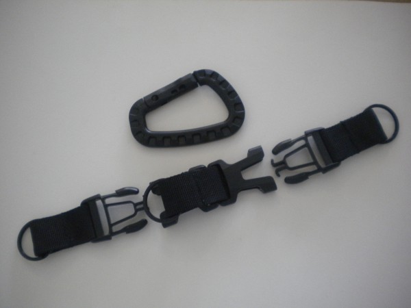 3WayLanyardwPlasticCarabinerBlackModel
