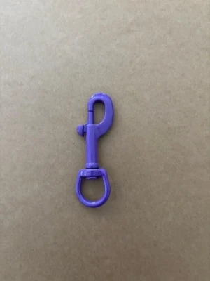 New! 3/4" Inch / 90mm Powder Coated Stainless Swivel Bolt Snap "Purple Body!" - Product Image