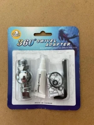 360 Degree Swivel for 2nd Stages w/ Silicone Grease "Low Pressure Applications" - Product Image
