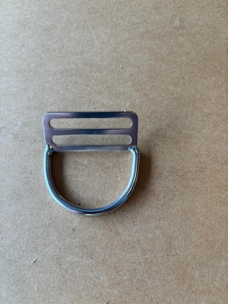 New! 45 Degree D-Ring w/2 Inch Slide "No Teeth" 