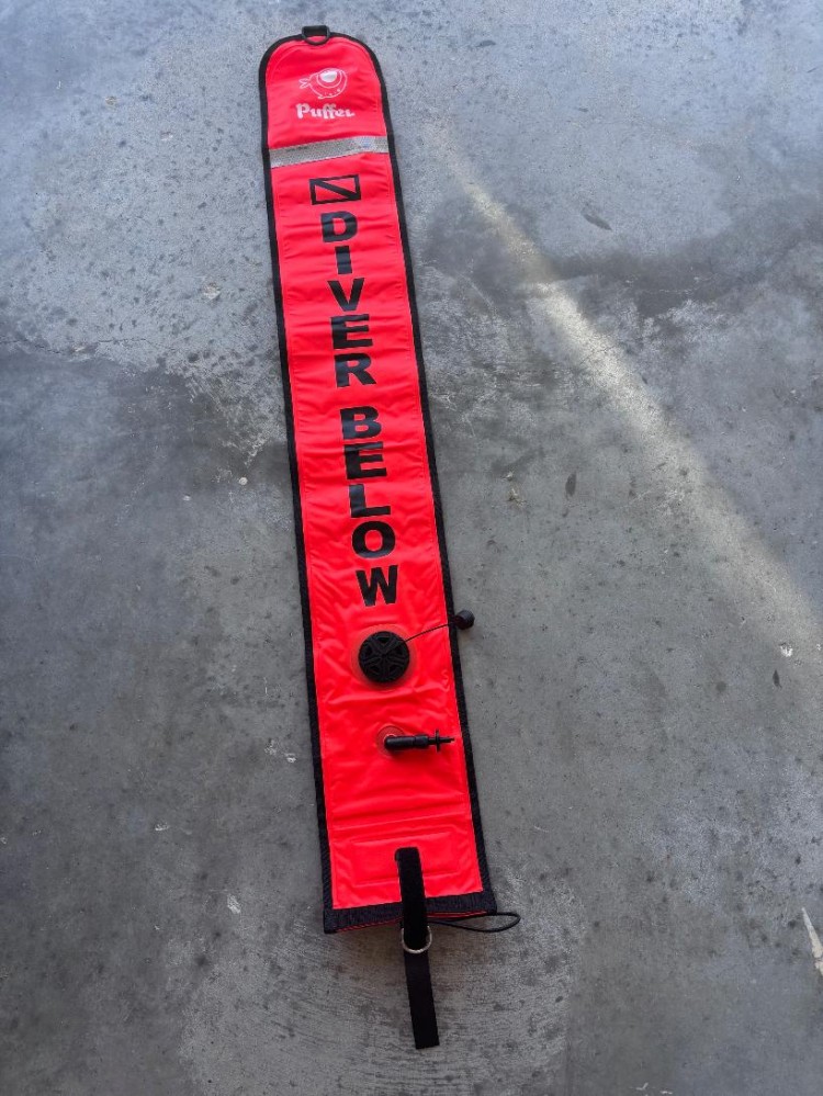 New! 45" Inch Orange Smb w/ Low profile Opv and flapper valve at bottom