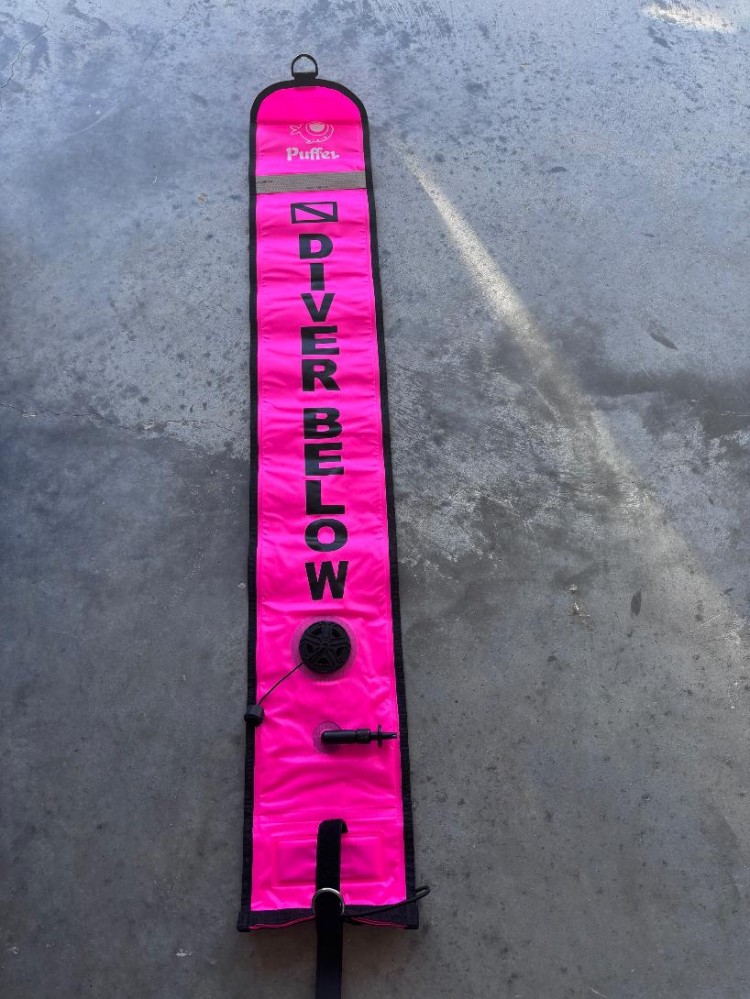 New! 45" Inch Pink Smb w/ Low profile Opv and flapper valve at bottom     - Product Image