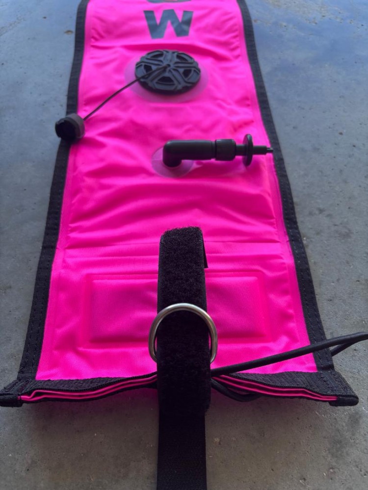 New! 45" Inch Pink Smb w/ Low profile Opv and flapper valve at bottom