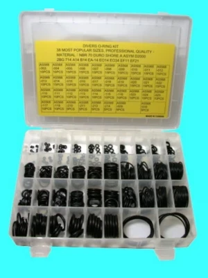 New! 450 Pieces DELUXE Buna - 38 Sizes / NBR O-Ring Kit NO PICKS INCLUDED w/ This kit! - Product Image
