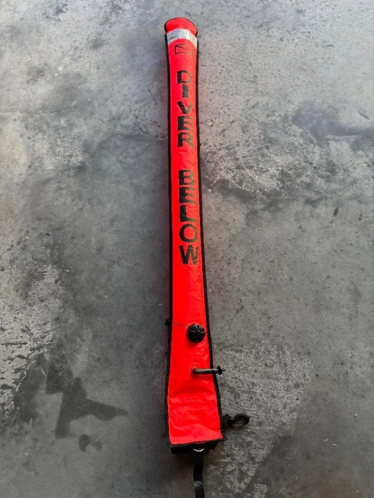 5FootORANGEbothsideswFingerSpoolPocketFlappervalveclosure