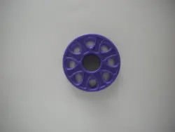 50 Feet Empty Finger Spool " Purple Body" - Product Image