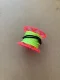 50FT Polycarbonate Engineered Finger Spool "Transparent Pink Body - Neon Yellow Line" 