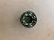 50FT Polycarbonate Engineered Finger Spool "Tec Black Body - Neon Yellow Line" 