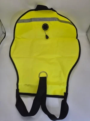 New! 50lb YELLOW Liftbag Open Bottom w/Reflective Tape!  - Product Image