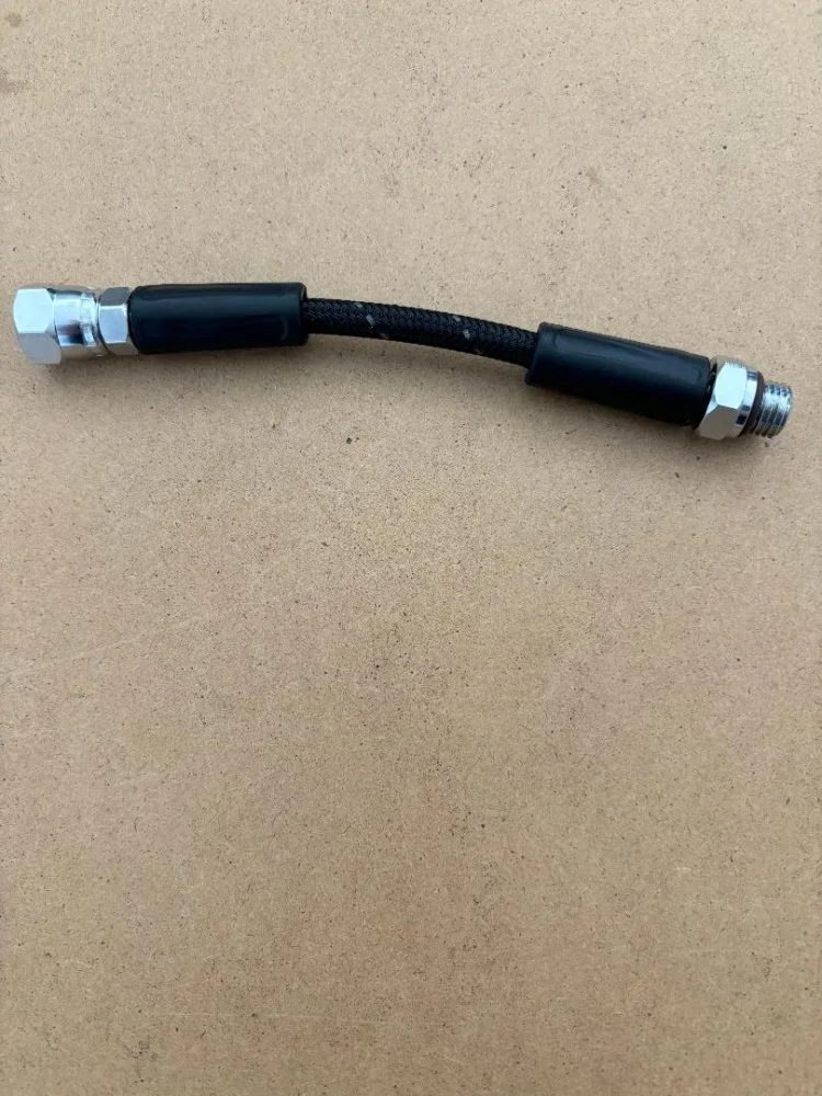 BackinStock6HighPressureBLACKBraidedThinTypeHose