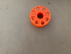 New! 66' foot Finger Spool "ORANGE Body / Orange Line"