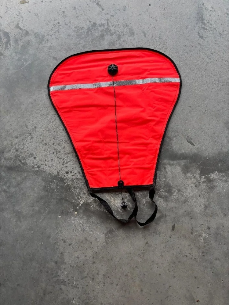 New70lbOrangeLiftbagNon-SpillFlapperValvewSolasReflectiveTape