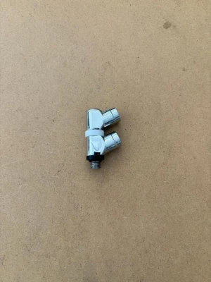 New Adapter! First Stage Low Pressure 360 Dual Swivel Hose Angled Adapter "Dual Connection Port" 3 Available! - Product Image