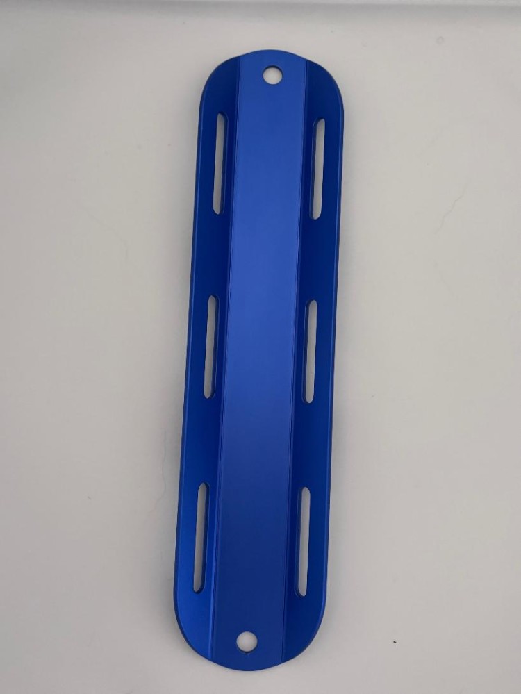 New! Aluminum Singled Tank Adapter w/ Hardware Included "Color is Ocean Blue"   - Product Image