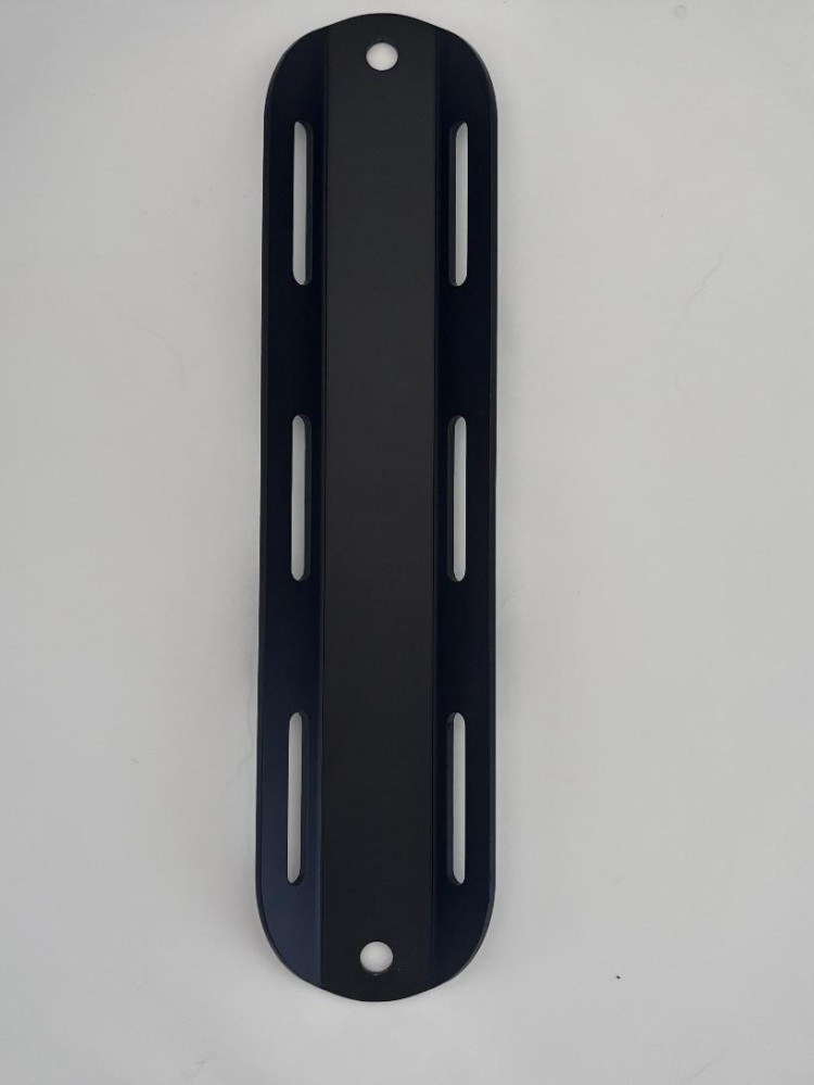 New! Aluminum Singled Tank Adapter w/ Hardware Included "Color is Tec Black"   - Product Image