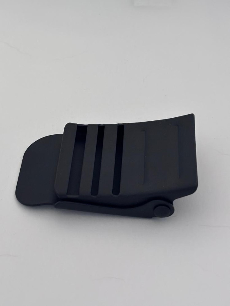 New! Black Titanium Lightweight 3 slot Buckle Curved Style 
