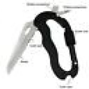 Carabiner Knife Blue Handle - Product Image