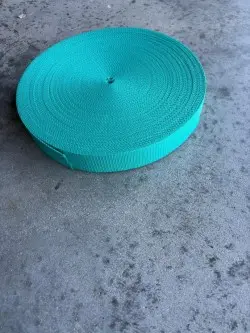 2" Inch / 50mm Teal Nylon-Polypropylene Weaved Webbing - Product Image