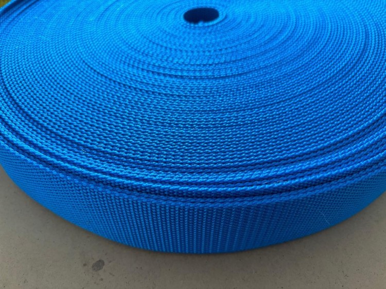 2Inch50cmNylonWebbingStandardStiffnessOceanBlue